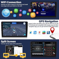 7″ Touchscreen Wireless Carplay Android Auto Stereo for GMC Sierra Yukon Canyon