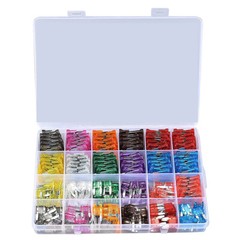 Car Fuses Assortment Kit Blade-Type Automotive Fuses Standard & Mini Size Fuses