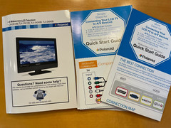 Polaroid HD Widescreen LCD TLX-026/032/042/046 Television Owners Manual