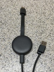 Google Chromecast 3rd Gen NC2-6A5 1080p HDMI Media Streamer w/ Charger Tested