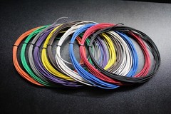 18 GAUGE WIRE PRIMARY COPPER STRANDED LOT PICK COLOR LENGTH FT AWG POWER REMOTE
