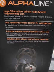 NIB Alphaline Studio Monitor Headphones New Old Stock Unopened
