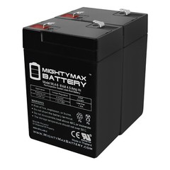 Mighty Max ML4-6 – 6 VOLT 4.5 AH SLA BATTERY – 2 PACK