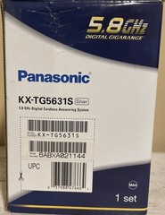 Panasonic KX-TG5631S 5.8 GHz Digital Cordless Phone Answering System
