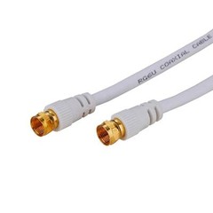 RG6 Dual Shield Coaxial Premium Cable TV Antenna DVR Satellite F-Type 18 AWG lot