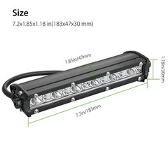 7″ inch LED Work Light Bar Spot Flood Pods Offroad Fog Driving Truck SUV ATV 4WD