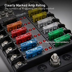 120Pcs Car Medium Blade Fuse Assortment Assorted Kit Blade Auto Truck Automotive