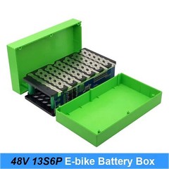 48V 13S6P Lithium Battery Box Pack with 13S 20A BMS + Holder & Nickel DIY ACUS