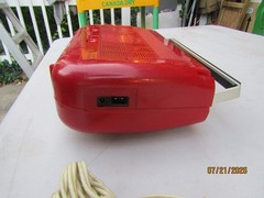 Vintage PANASONIC 8 Track Player RS-833S Stereo Red Swiss Cheese Tested Works