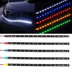 10Pcs 60CM 90CM 3528 Flexible LED Strip Light Waterproof Lamp 12V 6 Color