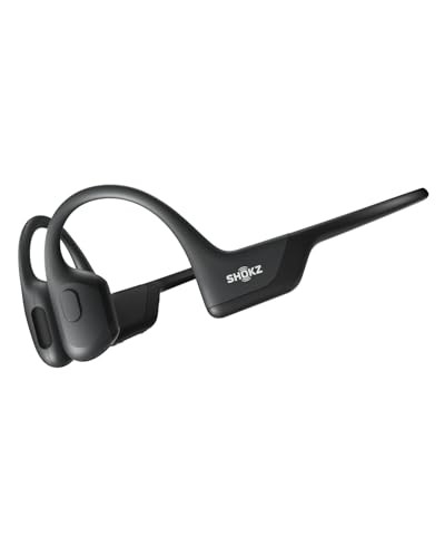 OpenRun Pro-Bone Conduction Headphones, Open-Ear Standard Black Modern