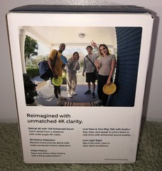 New Sealed Ring Wired Doorbell Pro (3rd Gen) Retinal 4K ultra-clear video 10x Z