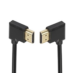 Gold Plated High Speed 90 Angle Right HDMI Male to Left HDMI Male Adapter
