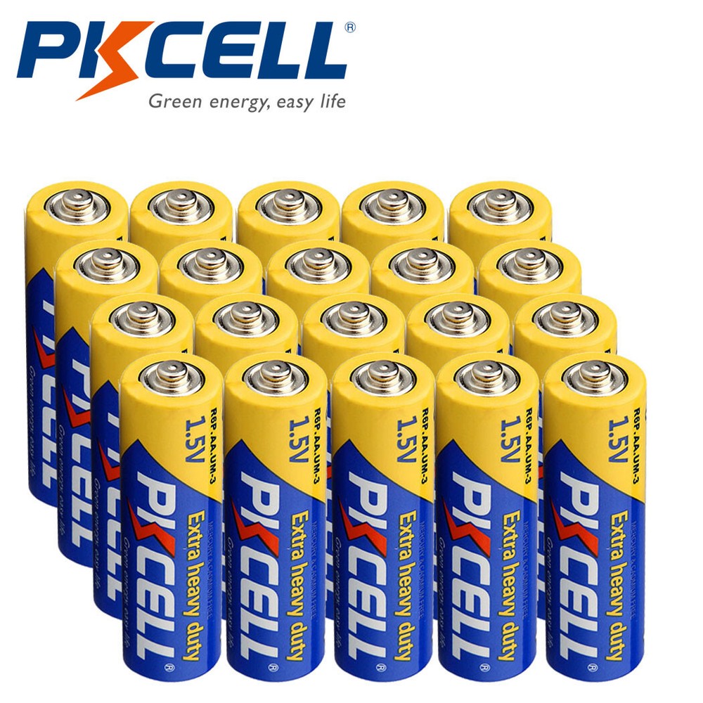 12-200Pcs AA Batteries Extra Heavy Duty1.5V R6P UM-3 PC1500 Cell Zinc-Carbon