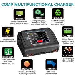 HTRC Touch Screen Dual Channel RC car lipo battery Balance Charger Discharger