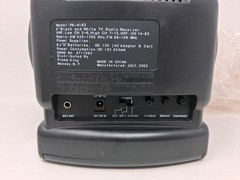 Promo King Black & White 5″ TV AM FM Receiver PK-4183 AC / DC