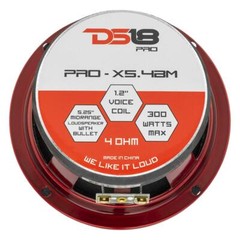 4x DS18 PRO-X5.4BM 5.25″ Midrange Bullet Speakers 1200 Watt 4 ohm Midbass Mid