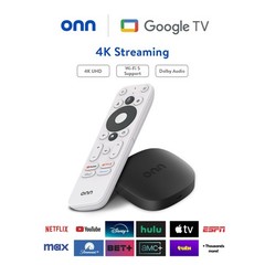 Onn 4K Streaming Device, Google TV -4k, HDR10+, Dolby Atmos (Brand New!!)