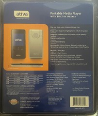 Vintage New Sealed PINK Ativa 4gb Portable Media Player AT-MP410 Free Shipping!