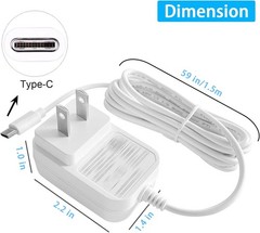 5V 1.5A DC Power Supply ETL Listed with USB Type C and Micro USB Port