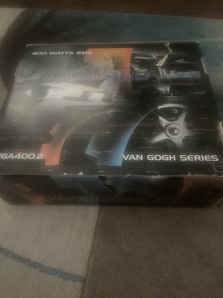 Soundstream Van Gogh VGA400.2 2-Channel Car Amplifier 400W RMS [NOS]