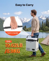 VEVOR 12 Volt Refrigerator Portable Car Fridge Electric Freezer 12.68 QT/ 12L
