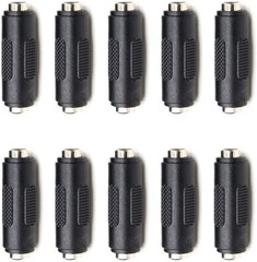 DC Power Female to Female Jack Adapter 10 Pack 2.1×5.5mm CCTV Camera Connector