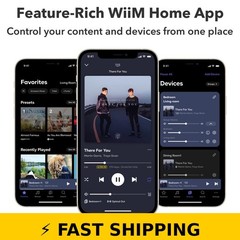 WiiM Ultra Music Streamer – 3.5″ Touchscreen – Space Gray