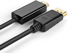 6ft Display Port DP to HDMI Cable Cord Adapter Converter Video HDTV 1080P 60Hz