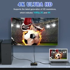 5 In 1 Out HDMI Switch 4K Splitter 5 Port Selector Switcher Hub IR Remote HDTV