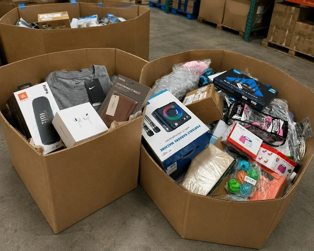 Bulk Mystery Merchandise Bundle – Assorted New Overstock Inventory – Large