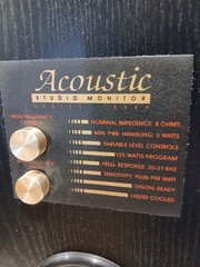 Acoustic Studio Monitor Series 3311 3-Way Floor Speakers – Work Great