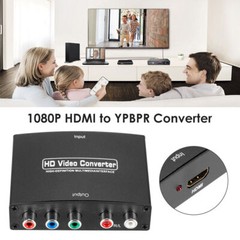 HDMI-compatible to YPBPR Component Converter 1080P Video R/L Audio Adapter