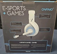 ONFINIO Gaming Headset PC Headphone with Surround Sound Stereo, PS5 PS4 Xbox NEW