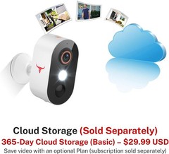 2 Pack Wireless Security Camera System Smart Night Vision Outdoor WiFi Cameras