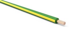 18 AWG Automotive TXL Wire Dark Green w/ Yellow Stripe Various Lengths