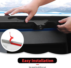2022-25 Silverado Tail Light Lamp Cover Kit Smoked Black–Compatible Replacement