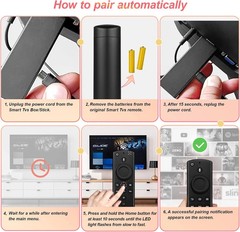 TV Remote Control L5B83H for Amazon 2nd 3rd Gen Fire TV Stick 4K W Alexa Voice