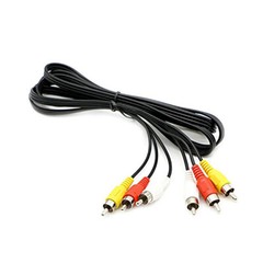 RCA 6 FT Audio/Video Composite Cable DVD/VCR/SAT Yellow/White/Red Connectors