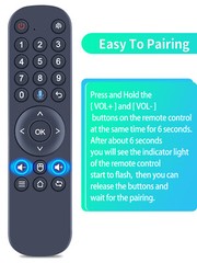 Voice Remote Control For 2025 H8 Brazil TV Box HTV8