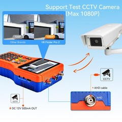 DVB-S2/S2X/T2/C Satellite Terrestrial Cable TV-Signal Finder Meter FTA Reception