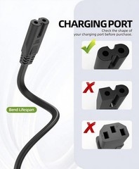 AC Power Cord for WiiM Amp AMP001 Multiroom Streaming Amplifier Charging Cable