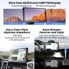 ATOTO Android 10 9″ 4+32G Android Auto Car Stereo GPS 4G LTE SIM Dash & Rear Cam
