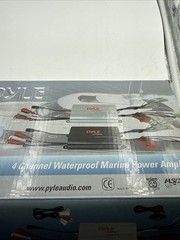 Pyle Hydra Marine Amplifier – Upgraded Elite Series 800 Watt 4 Channel…
