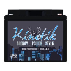 Kinetik HC1200-BLU 1200 Watt Car Audio High Current Blue Power Cell Battery