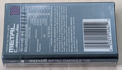 Maxell Metal Capsule 100 Type IV Metal Cassette Tape NEW SEALED -Japan