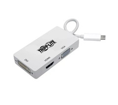 NEW Tripp Lite USB C to HDMI / DVI / VGA Multiport Adapter Converter 4K