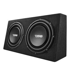 DS18 PU210A Amplified Dual 10″ Subwoofer Shallow Enclosure For Pick-Up Trucks