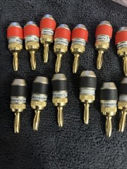 Mediabridge Banana Plugs Corrosion Resistant 24k Gold Plated Connectors 28 Piece