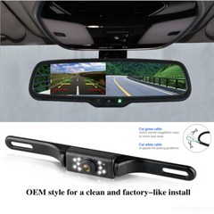 OEM 4.3″ Mirror Monitor No1 Bracket+CCD Color Reversing Backup Camera For Ford